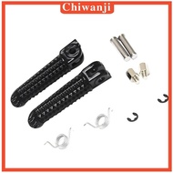 [Chiwanji] 1 Pair Aluminum Front  Footpegs Pedals 998-2011 R99-2012 R6S 2003-2008