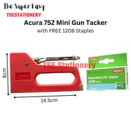 Free 1208 Staples Acura Mini Gun Tacker Staple Gun AC 752 AC752 use 1208F (12/6~8mm) staples- AC752