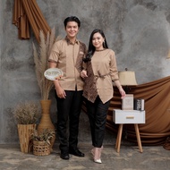 Men's and women's wedding dresses/husband and wife batik clothes/combination batik/batik blouses