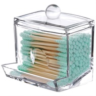 Cotton Swabs Storage Box Makeup Organizer Cosmetic Makeup Cotton Pad Organizer Jewelry Container