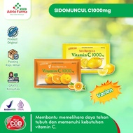 Sidomuncul - C1000mg BOX @ 6 Sachets - SWEET ORANGE/LEMON Flavor - Health Supplements - Source Of Vitamin C 1000mg