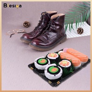 Cotton Socks Mid Calf Combed Salmon Squid Urchin Sushi Shape for Ladies Men Women Husband Wife
