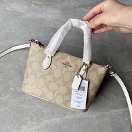 ของแท้ 100% กระเป๋า Lao Flower Ziplock Cowhide เกี๊ยว กระเป๋า Tote กระเป๋าสะพาย 57563 ขนาด: 21 * 18 