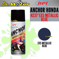 【Barang tempat】ANCHOR H237* H237 H 237 METALLIC BLUE MOTORCYCLE SERIES Can Spray Paint Cat Spray Tin