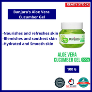 Banjara's Aloe Vera Cucumber  Gel - Hydrated and Smooth Skin - 100g