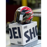 HELMET SHOEI JSTREAM HONDA MERAH