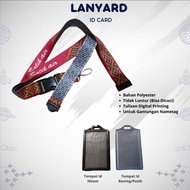 GANTUNGAN BATIK AIR 2022 NEW LANYARD STRAP ID STRAP HANGER + 2 CARD SLOTS ORIGINAL