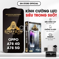 Oppo A78 4G / A78 5G full screen tempered glass, screen protector - GN STORE