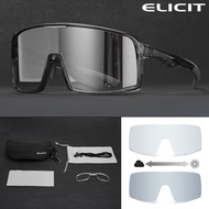Elicit Kính râm đi xe đạp xe đạp đường trường photochromic Kính phân cực MTB xe đạp núi Câu cá Chạy