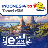 Happy Indonesia eSIM - 7-30 Days 3-8GB Unlimited Data Prepaid Travel eSIM (5G/4G)