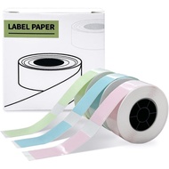 1Roll thermal sticker 12x40 14x30 Thermal Printer Tape Transparent Label Paper for P11/P12/P15/P50/B