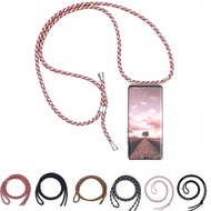 Trending Crossbody Soft Shockproof Clear TPU Case For Huawei P10 P20 Pro P20 lite Huawei P30 lite P30 Pro Mate 30 Pro Adjustable Strap Lanyard Cord Rope String Necklace