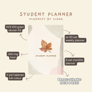 Undated Student Planner/ Assignment Tracker / Study Journal / Productivity Planner / Undated Monthly