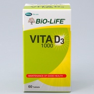 Bio-Life Vita D3 1000iu 60's [exp: 10/26] | Bone Health, Immune System, Kekuatan Tulang |