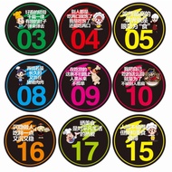Table Number Stickers Creative Restaurant Hotel Number Barbecue Skewers Hot Pot Restaurant Table Num