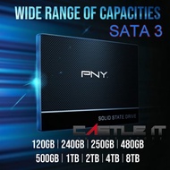 PNY CS900 240GB 250GB 480GB 500GB 960GB 1TB 2TB SATA3 SSD High-Speed 2.5" Solid State Drive Internal