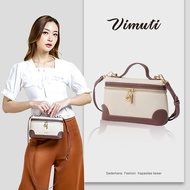 Vimuti Women's Bag 2025 Square Mini Sling Bag PU Leather Small Handbag exquisite