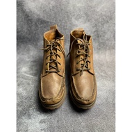 J-crew shoes chukka boots moc toe brown leather