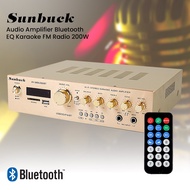 Sunbuck Bluetooth EQ Audio Amplifier Karaoke 920w - AV-580USB/BT - Golden