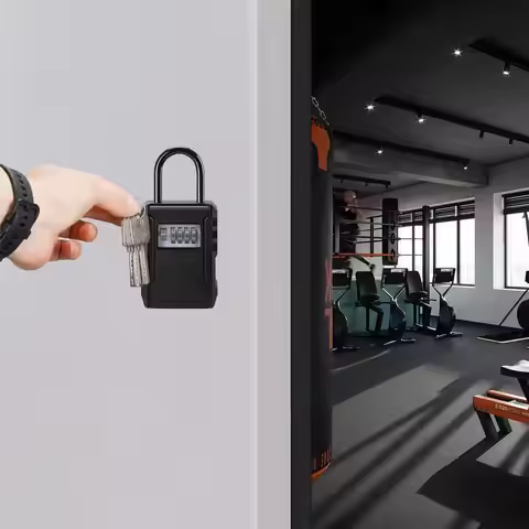 Key Lock Box With Code Code Security Lock Box 12x8.9cm/4.72x3.5 Inches Removable Combination Wall Mo
