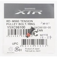 Shimano XTR RD M980 Tension Pulley Bolt & Stop Ring Y5XC98100