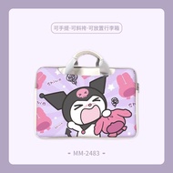 New style Laptop Bag Female 12/13.3inch 14/14.6inch Cute Diagonal Bag 15.6inch Notebook Cartoon Protective Case Bag