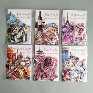 (8AA) transparent sticker natural scenery building history historical building europe scannery natur