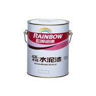 [特價]【Rainbow_虹牌油漆】406 水性水泥漆 有光（1加侖裝）#490黑色490黑色