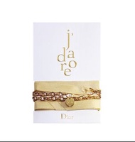 絕版品 DIOR 迪奧  J’adore 真我 金 編織 鎖鍊 手環 手鍊 化妝品櫃 非賣品 贈品 原廠正貨商品