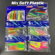 Mix Soft Plastic Random Colour 1pack Soft Plastic Sp Fishing Lure Killer Umpan Toman Haruan Pb