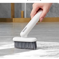 ECOCO brush for cleaning wall corners, bathroom crevices, handheld kitchen with waste tongs E24027-E