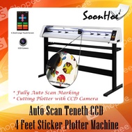 Auto Scan 4 Feet Sticker Plotter Machine CCD ( 1 years warranty + After sales support )