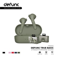 DEFUNC True Basic Wireless Earbuds With Charging Case | Bluetooth and Touch Control | Fashionable an