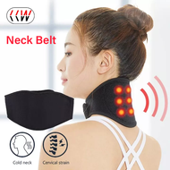 CCW การดูแลสุขภาพเครื่องนวดคอ1ชิ้นเครื่องนวดคอทัวร์มาลีนให้ความร้อนด้วยตัวเองเข็มขัดช่วยป้องกันร่างก