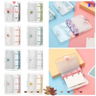 FKILLA Rings Binder Mini Portable 3-hole Diary Book File Folder Inner Pages