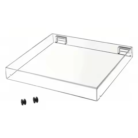 Upgraded-Replacement Dust Cover For Audio-Technica AT-LP60X Stereo Turntable Clear Acrylic Shell Pro