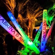 Personalized LED Light Stick Kit – 25 Units for Birthday, 15th Birthday, Wedding, Graduation, Party