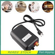Under Sink Water Heater  Electric IPX4 Rating 3000W Black for Kitchen Bathroom