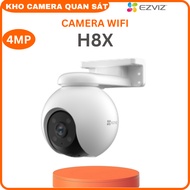 Camera Wi-Fi quay quét Ezviz H8x 2K sắc nétAI phát hiện người/phương tiện -Kho camera