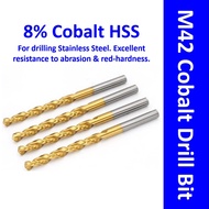 8% Cobalt M42 Cobalt Titanium Coated Drill Bit ❤️ Stainless Steel Drill Bit ❤️ Cobalt HSS Drill Bits