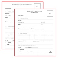 3in1 Employee letter / Surat Syarikat Eng&Malay Ver / Confirmation , Contract Letter , Job Applicati