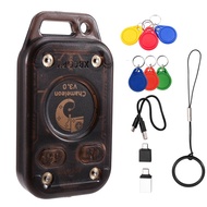Chameleon V3.0 RFID Smart Chip Reader Emulator+3XUID/CUID Keychain 125K 13.56M ID IC Card Tag Copyer