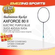(PRE-ORDER) Axforce 80 II (Second Gen) Badminton Racquet Unstrung (Free Grip & String & Cover Bag) -