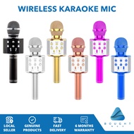 WS858 Wireless Karaoke Microphone: Bluetooth, 4-in-1, Portable