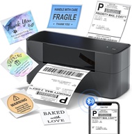 เครื่องพิมพ์ใบปะหน้า Phomemo 245BT เครื่องพิมพ์สติ๊กเกอร์  บาโค้ด USB+Bluetooth A6 Thermal Label Pri