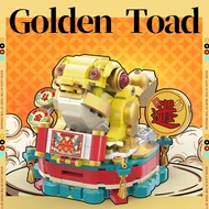 ของเล่นแบบประกอบสำหรับเด็ก Zhegao Blocks ของตกแต่งร้านค้าแบบดึงโชคของเล่นแบบท้าทายความคิดสำหรับเด็กช