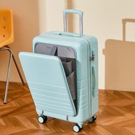 肥仔開倉 - 全新大熱前開蓋26吋旅行箱：讓您的旅行更高效便捷 (藍色)