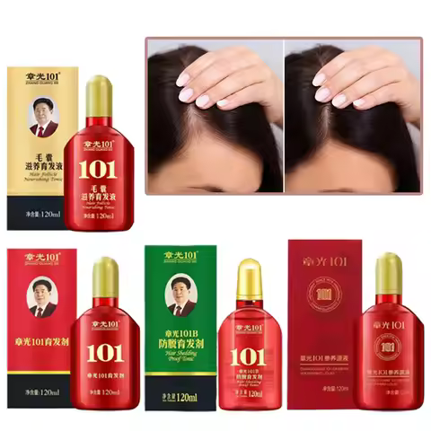 Hair Tonic Zhangguang 101B Powerful Chinese Medicine Therapy Anti Hair Loss Strengthen Hair Roots Tr