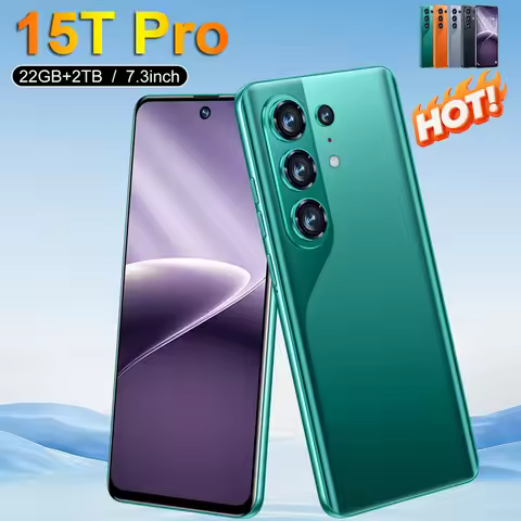 Hot Smartphone Cell Phone Silicone Protective Cover for 15T Pro 22GB+2TB Phone NEW 7.3HD Case Origin