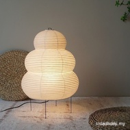 Japanese Style Rice Paper Table Lamp Bedroom Atmosphere Lamp Study Snowman Floor Lamp RIBZ KE61 A6EI